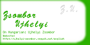 zsombor ujhelyi business card